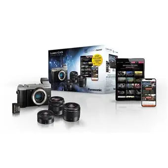 Appareil Photo Hybride Panasonic Pack Lumix Gx9 Silver + G Vario 12-32mm F/3,5-5,6 Panasonic