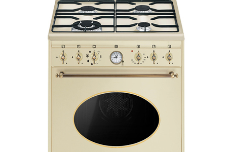 Gaziniere Smeg coloniale 60cm gaz creme - CO68GMP9 Smeg