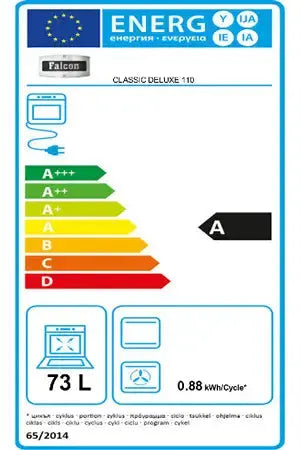 Piano de cuisson Falcon CLASSIC DELUXE - CDL110DFBL/B-EU - 110CM Falcon
