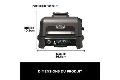 BARBECUE Electrique & Fumoir Ninja Woodfire OG850EU Ninja