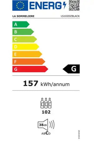 Cave de service La Sommeliere LS102DZBLACK La Sommeliere