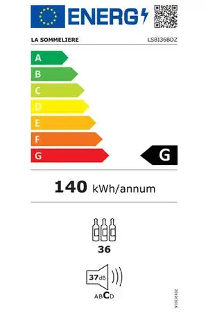 Cave de service La Sommeliere LSBI36BDZ La Sommeliere