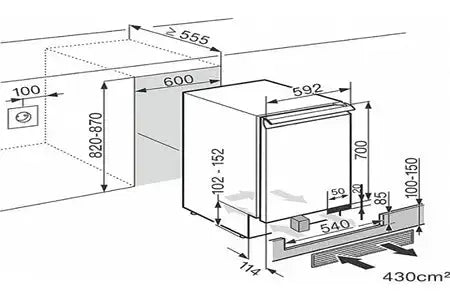 Cave de service Miele KWT 6321 UG Miele