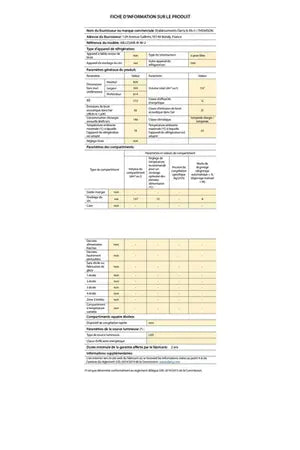 Cave de service Thomson Millesime BI 46 Thomson