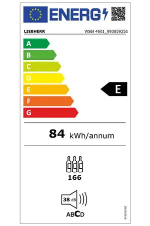 Cave de vieillissement Liebherr WSBL4601-20 Liebherr