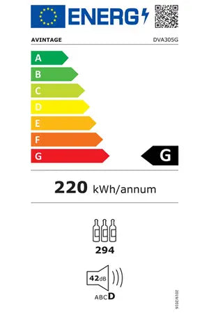 Cave multi-températures Avintage DVA305G Avintage