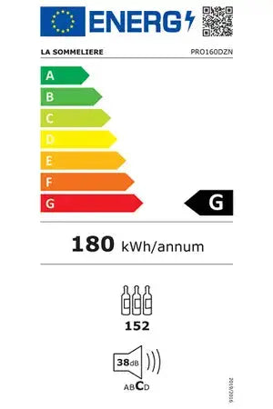 Cave multi-températures La Sommeliere PRO160DZN La Sommeliere