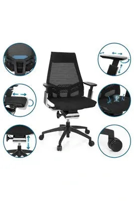 Fauteuil De Bureau Hjh Office Chaise De Bureau / Chaise Bureau Genidia Smart Black Hjh Office