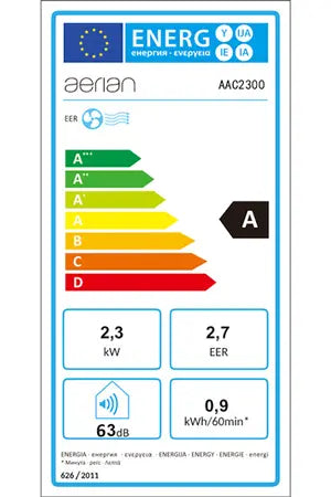 Climatiseur mobile Aerian AAC2300 Aerian