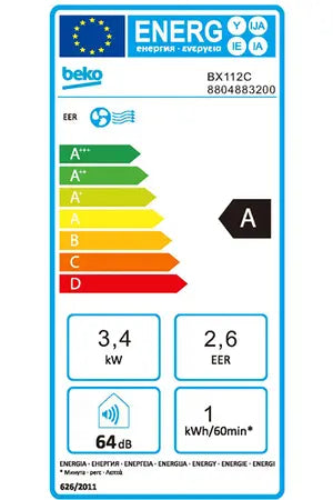 Climatiseur mobile Beko BX112C Beko