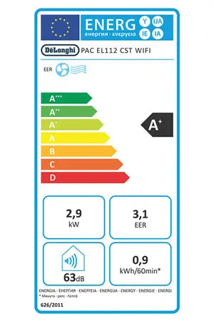 Climatiseur mobile Delonghi PAC EL112 CST Wifi Delonghi