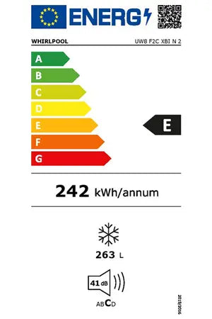 Congélateur armoire Whirlpool UW8F2CXBIN2 Whirlpool
