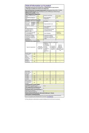 Congélateur top Proline TTZ73 Proline