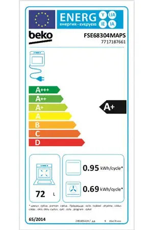 Cuisinière induction Beko FSE68304MAPS Beko