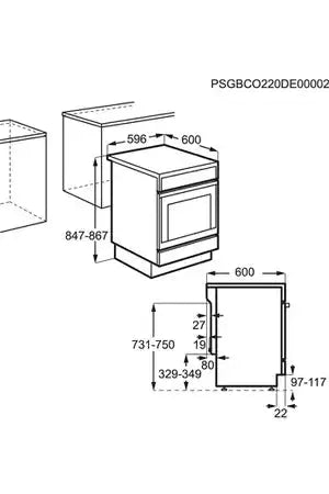 Cuisinière induction Electrolux EKI64892DX Electrolux