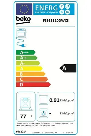 Cuisinière mixte Beko FSS63110DWCS Beko