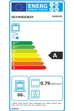 Cuisinière mixte Schneider SCG631CB Schneider