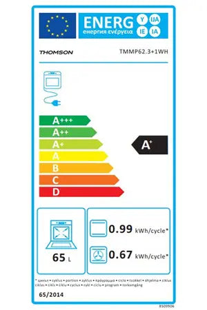 Cuisinière mixte Thomson TMMP62.3+1WH Thomson