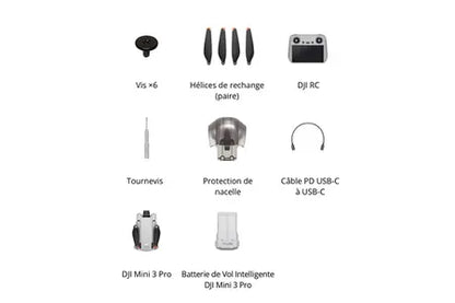 Drone Dji Mini 3 Pro + Smart Controller (Nouvelle Radiocommande Avec Écran) Dji