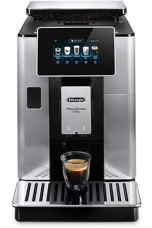 Expresso Avec Broyeur Delonghi Primadonna Soul Ecam610.75.Mb Metal Et Noir Delonghi