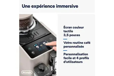 Expresso avec broyeur Delonghi FEB4455.BG RIVELIA Beige Delonghi