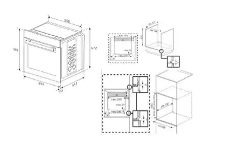 Four Beko BBIM18301XFPE AeroPerfect Beko