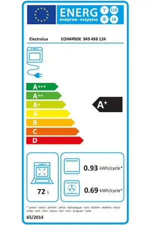 Four Electrolux EOH4P00X Electrolux