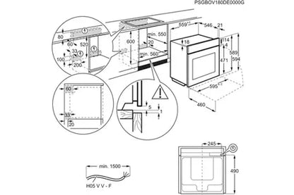 Four Electrolux Intuit EOE8P11X Electrolux