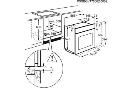 Four Electrolux Intuit EOF7P00RX Electrolux