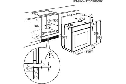 Four Electrolux Intuit EOF7P00RX Electrolux