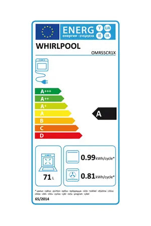 Four Whirlpool OMR55CR1X Whirlpool