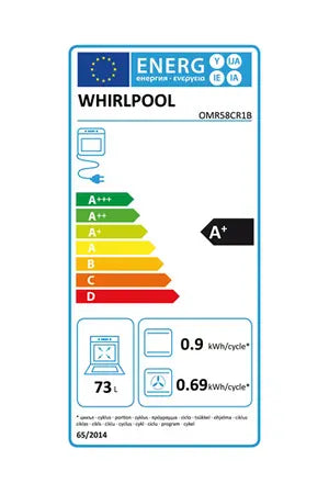 Four Whirlpool OMR58CR1B Whirlpool