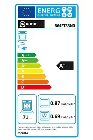 Four encastrable Neff B64FT33N0 - N90 Neff