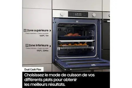 Four encastrable Samsung NV7B4550VAS - DUAL COOK FLEX Samsung