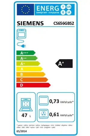 Four encastrable Siemens CS 656 GBS2 Siemens