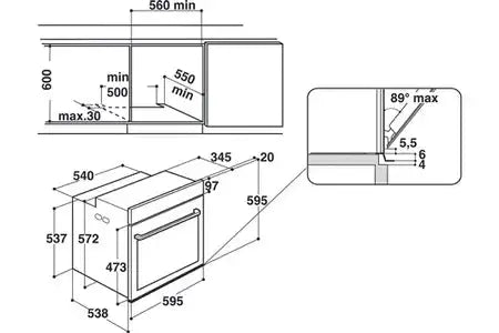 Four encastrable Whirlpool AKZ96490IX Whirlpool