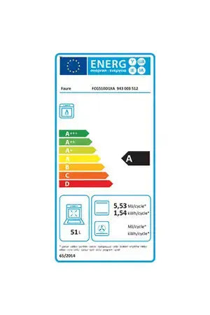 Gazinière Faure FCG510D1XA INOX Faure