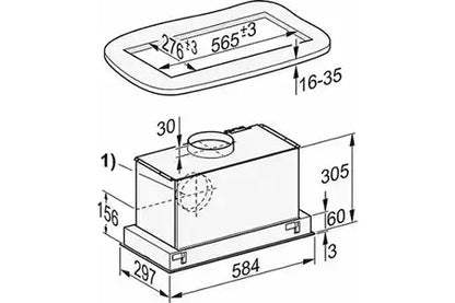 Groupe filtrant Miele DA 2360 INOX Miele