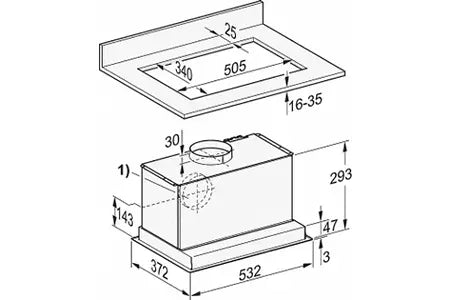 Groupe filtrant Miele DA2450 Miele