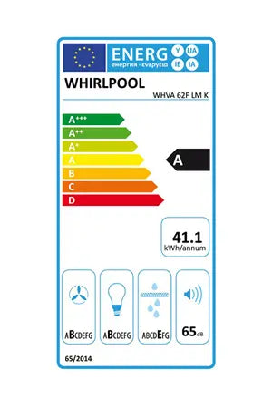 Hotte décorative murale Whirlpool WHVA62FLMK Whirlpool