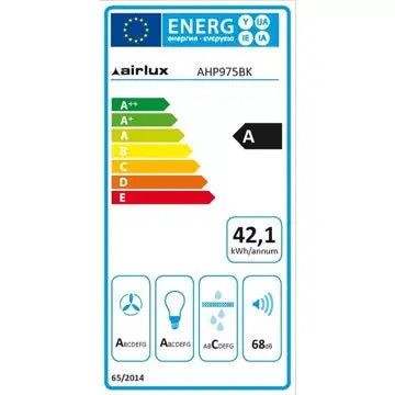 Hotte décorative murale							AIRLUX				AHP975BK GUERIN ELECTROMENAGER