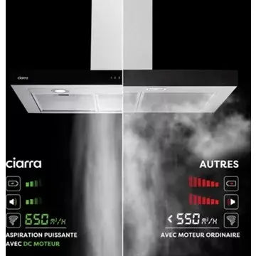 Hotte décorative murale							CIARRA				CBCS9102 GUERIN ELECTROMENAGER