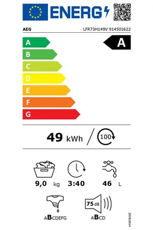 Lave-linge hublot Aeg LFR73H149V Aeg