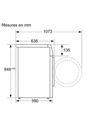 Lave-linge hublot Bosch Serenity WGG244ARFR Bosch