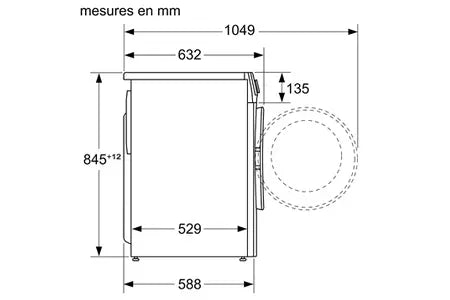 Lave-linge hublot Bosch WGG04419FR Bosch