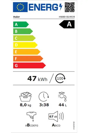 Lave-linge hublot HAIER HW80-B14939-FR Haier