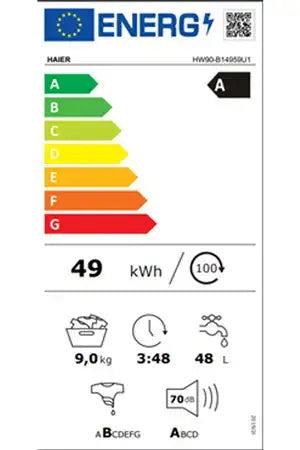 Lave-linge hublot Haier HW90-B14959U1 Haier