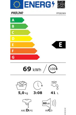 Lave-linge hublot Proline FP582WH Proline