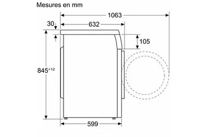 Lave-linge hublot Siemens WU14UT19FF variospeed Siemens