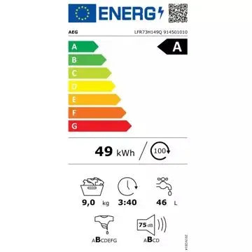 Lave linge hublot 							AEG				LFR73H149Q GUERIN ELECTROMENAGER